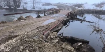 Паводок в Михайловском округе отступает