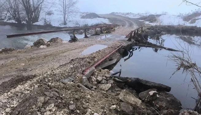 Паводок в Михайловском округе отступает Паводок в Михайловском округе отступает