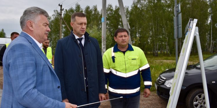 Министр транспорта Рязанской области Супрун посетил Рыбновский район с рабочим визитом