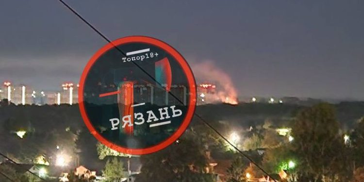 В ночь на 19 сентября на Михайловском шоссе произошел пожар