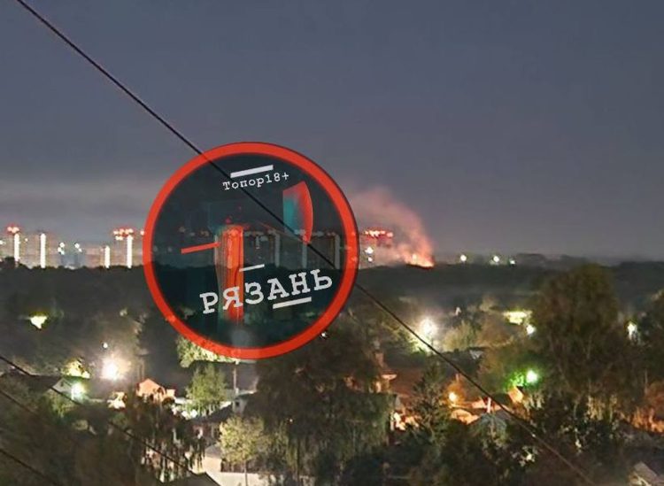 В ночь на 19 сентября на Михайловском шоссе произошел пожар