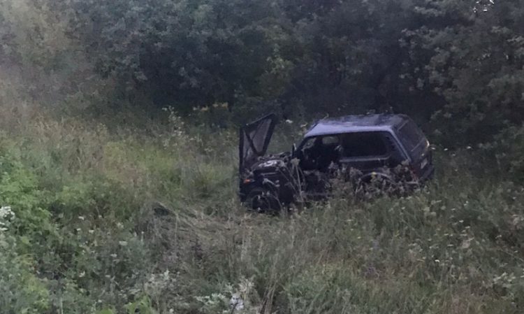 При опрокидывании автомобиля в Рязанском районе пострадали двое детей