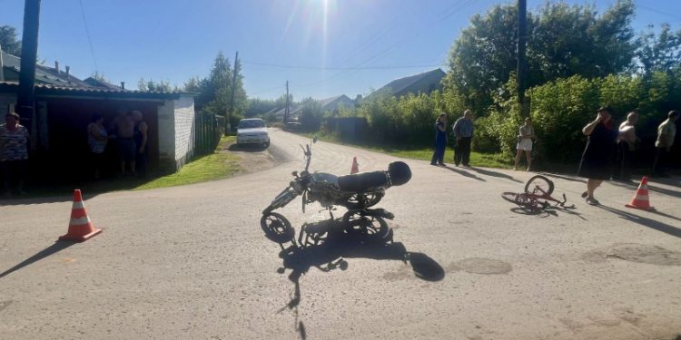 В ДТП в Александро-Невском районе пострадала 7-летняя девочка-велосипедист