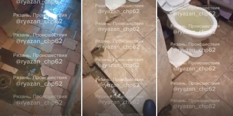 На улице Островского канализация вновь затопила ателье