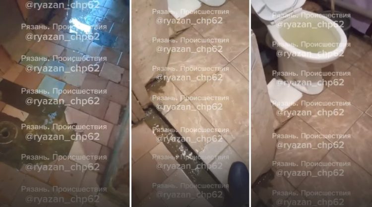 На улице Островского канализация вновь затопила ателье