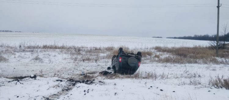 В Милославском районе при опрокидывании автомобиля погибла 61-летняя москвичка