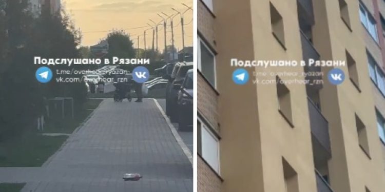 На улице Семчинской подростки сбрасывали с высоты на пешеходную часть бутылки