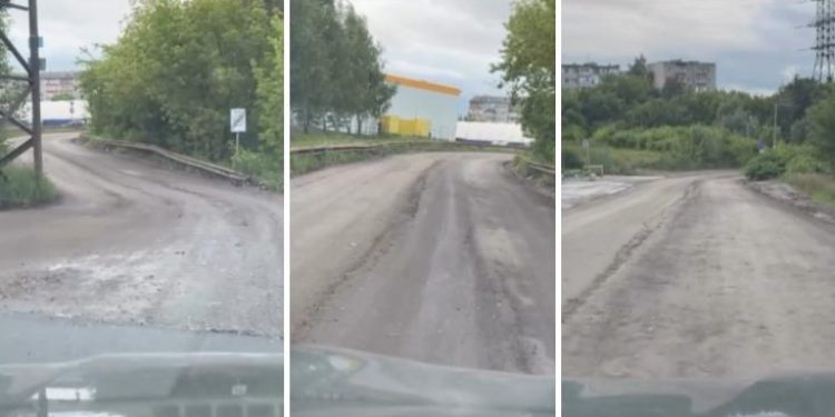 Рязанские водители пожаловались на некачественный ремонт дороги на улице Тепличной