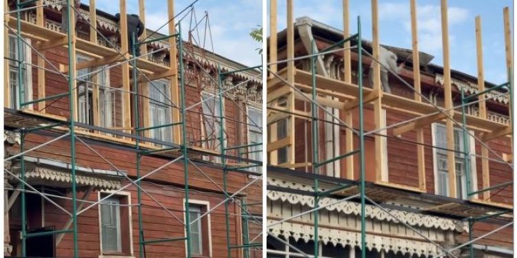 Рязанцы возмутились варварским ремонтом здания клуба Дворянского собрания Рязанцы возмутились варварским ремонтом здания клуба Дворянского собрания