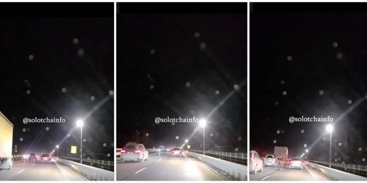 Рязанские водители пожаловались на освещение перед Солотчинским мостом