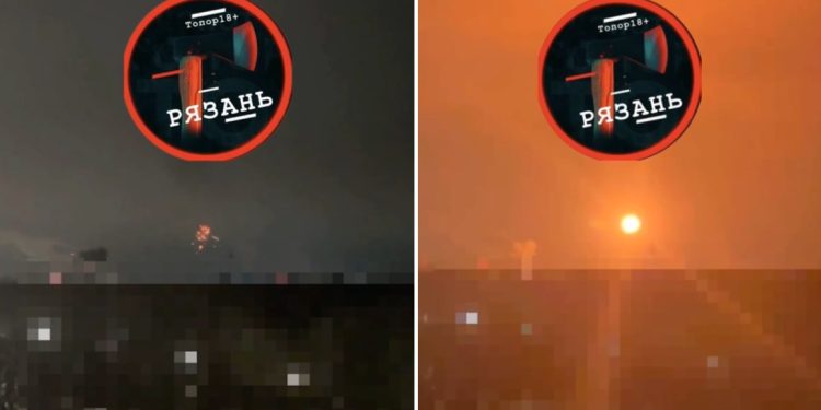 Минобороны РФ: в ночь на 24 января Рязанскую область атаковали 20 беспилотников