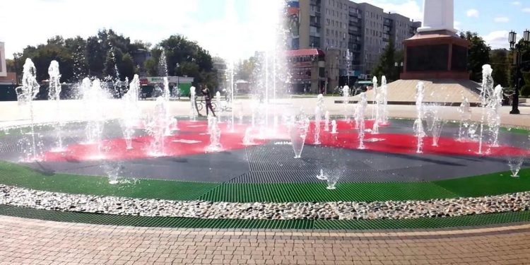 Фонтан на Московском шоссе включат на текущей неделе