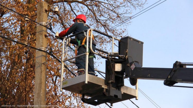 Рязанские энергетики заменили свыше 1600 уличных светильников