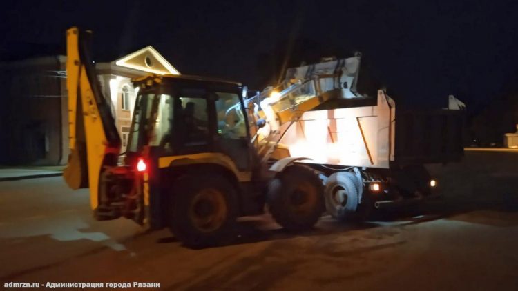 В ночь на 2 ноября на двух рязанских улицах пройдет уборка