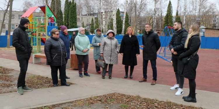 В рязанском сквере Мехзавода прошла приемка третьего этапа благоустройства