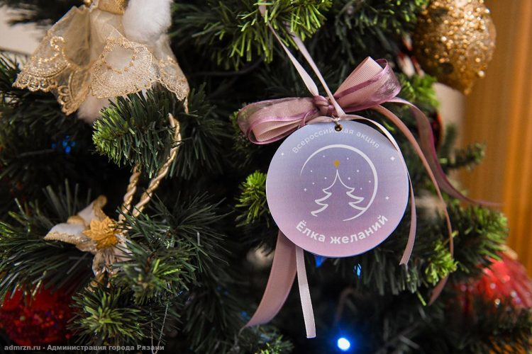 Мэрия напомнила рязанцам о возможности участия в акции "Елка желаний"