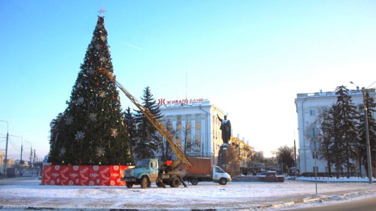 Новогоднюю иллюминацию в Рязани включат 15 декабря