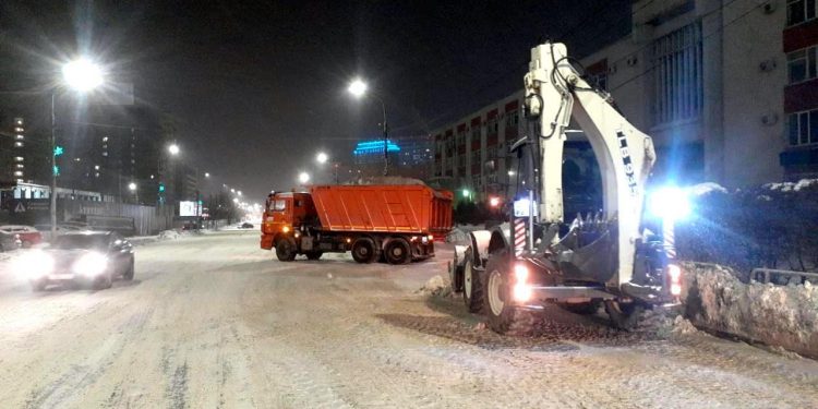 На 9 рязанских улицах в ночь на 14 декабря пройдет уборка снега