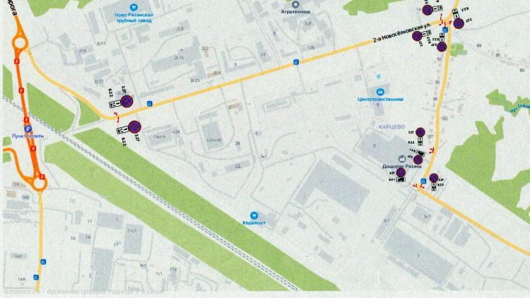 С 18 декабря в рязанском поселке Карцево запретят стоянку автомобилей