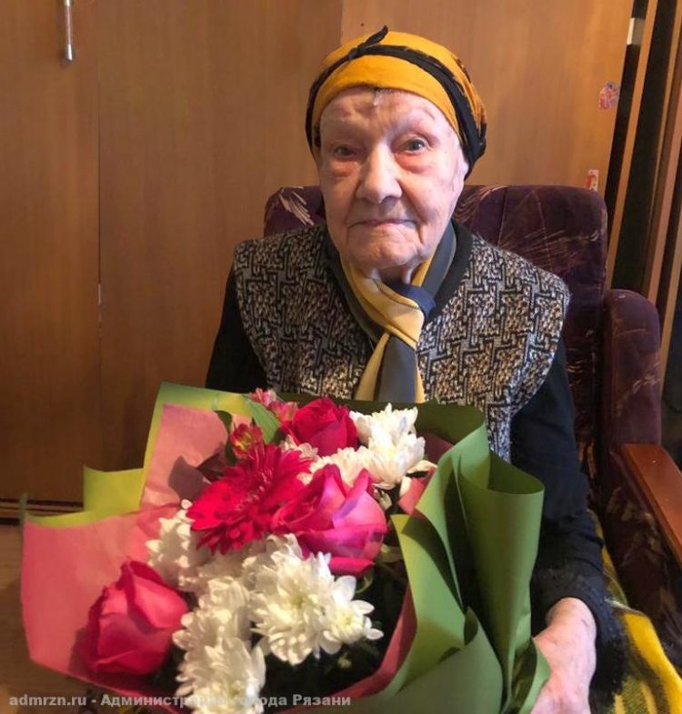 Рязанка Евдокия Илларионова отпраздновала свое 100-летие