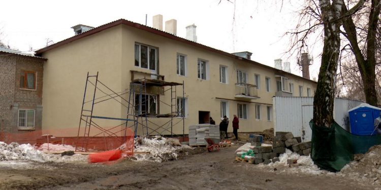 В доме №47 на улице Пушкина завершают отделочные работы В доме №47 на улице Пушкина завершают отделочные работы