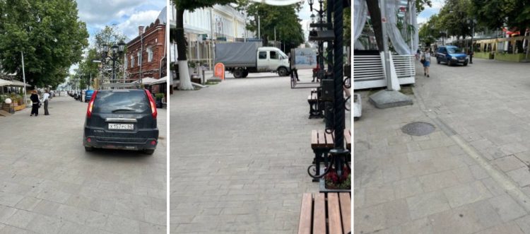 Рязанцы пожаловались на автолюбителей, проезжающих по улице Почтовой