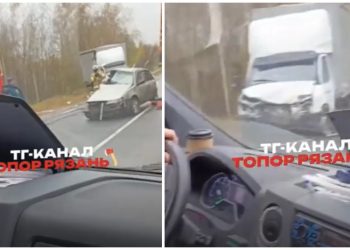 В Клепиковском районе столкнулись ГАЗель и легковушка В Клепиковском районе столкнулись ГАЗель и легковушка