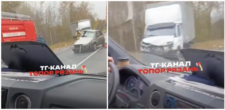 В Клепиковском районе столкнулись ГАЗель и легковушка