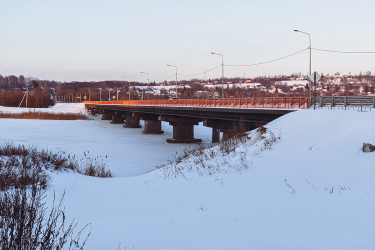В Пронском районе завершили капремонт моста через реку Проня