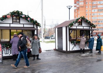 С 22 декабря в Рязани начали работу новогодние ярмарки
