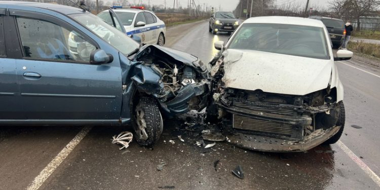 В рязанском Рыбном в ДТП пострадали два человека