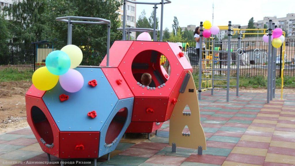 В Дашково-Песочне открыли детскую игровую площадку