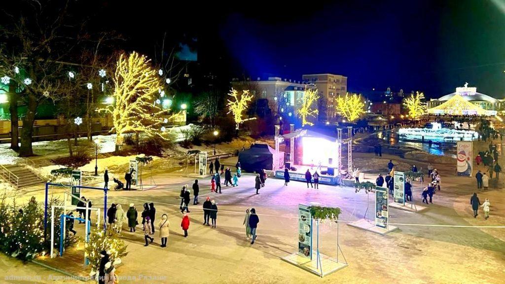 Новогодние праздники в Рязани посетили более 70 тысяч человек