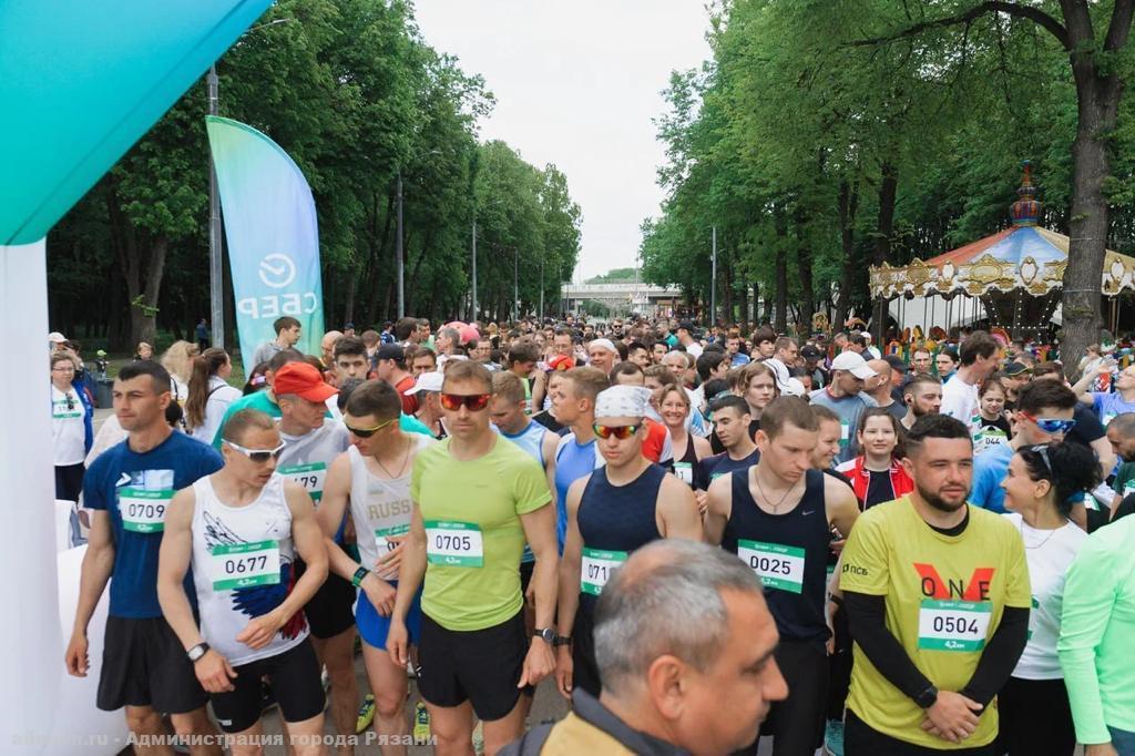 В забеге "Зеленый марафон" приняли участие свыше 500 рязанцев
