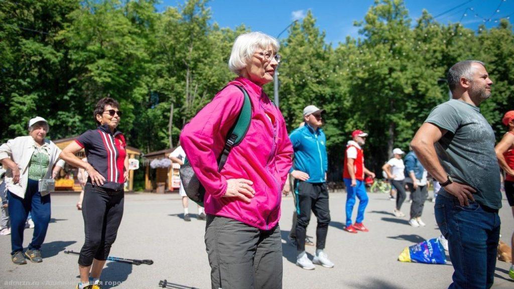 В Рязани прошла спортивная акция "10 000 шагов к жизни"