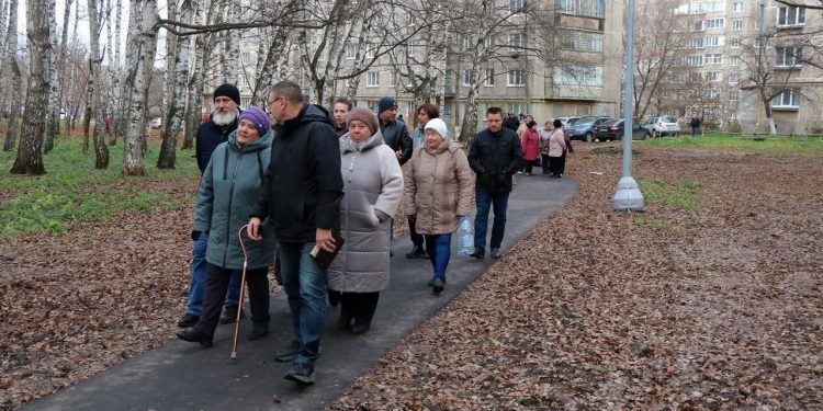 На улице Березовой прошла приемка двух проектов местных инициатив