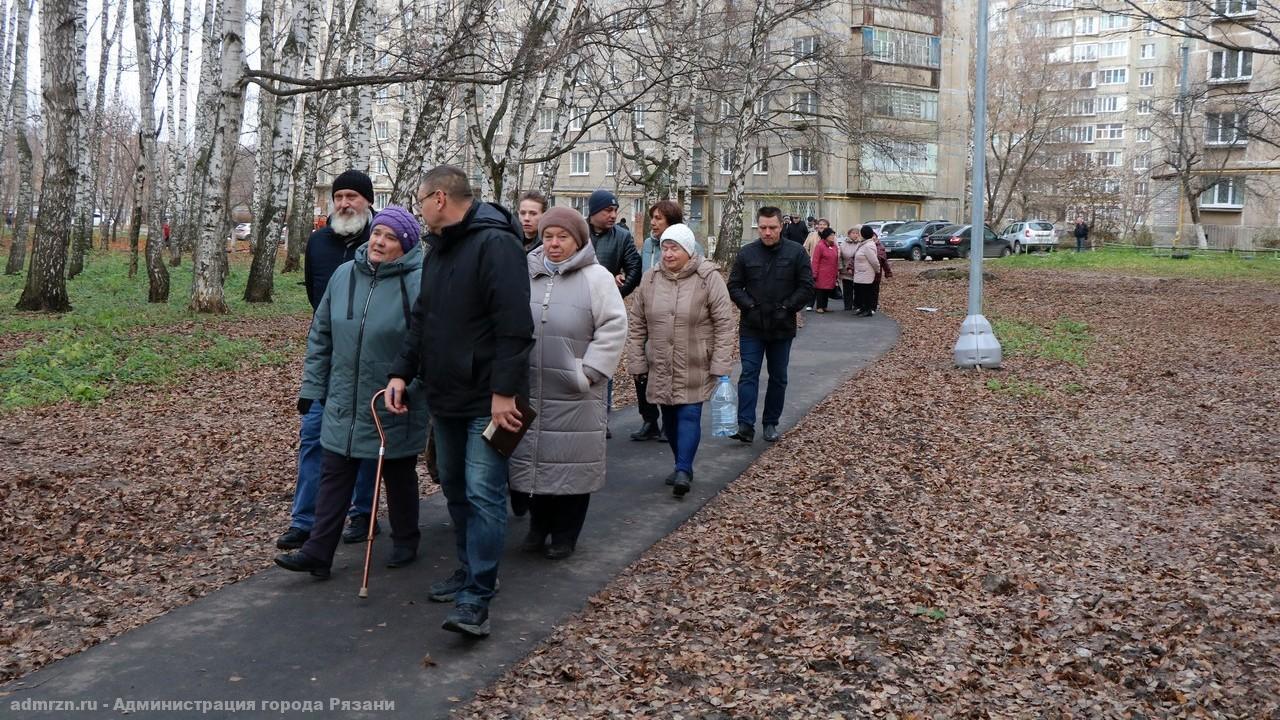 На улице Березовой прошла приемка двух проектов местных инициатив