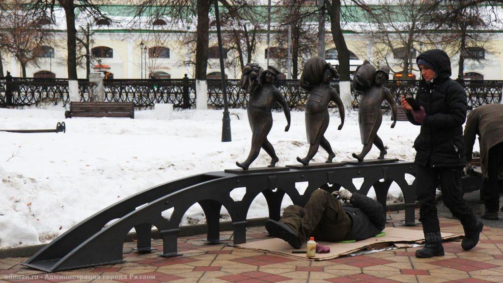 В центре Рязани появился новый арт-объект "Хлебная площадь"