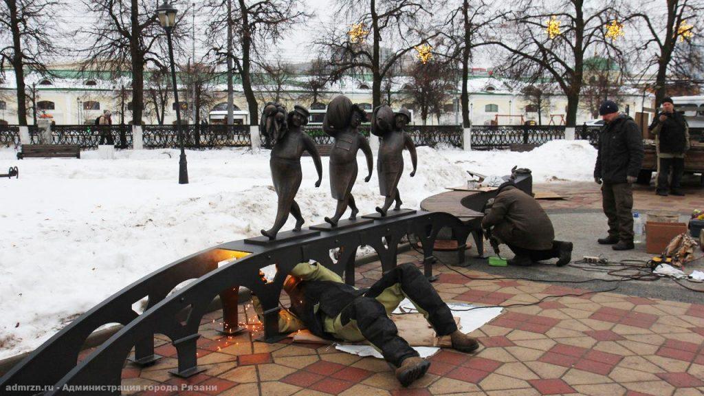 В центре Рязани появился новый арт-объект "Хлебная площадь"