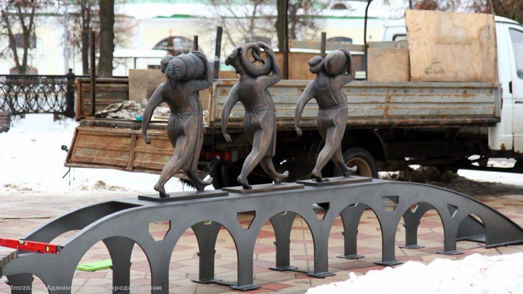 В центре Рязани появился новый арт-объект "Хлебная площадь"
