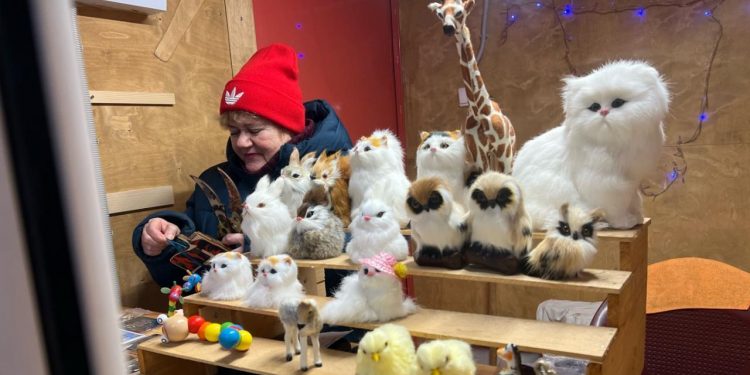 С 23 декабря на рязанском Лыбедском бульваре заработала новогодняя ярмарка