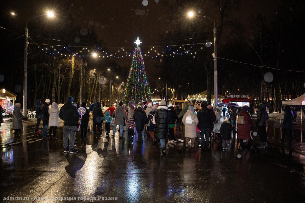 В рязанском Лесопарке начала работать Резиденция Деда Мороза