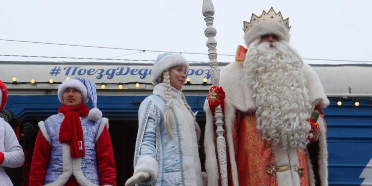 Мэрия Рязани поделилась снимками поезда Деда Мороза Мэрия Рязани поделилась снимками поезда Деда Мороза