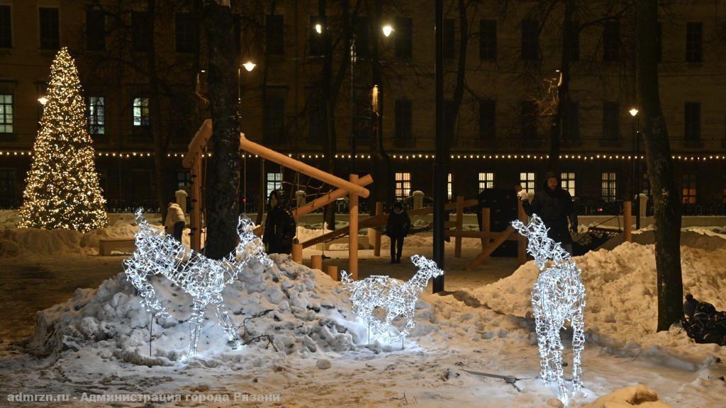 Для рязанцев открыли обновленный Кремлевский сквер