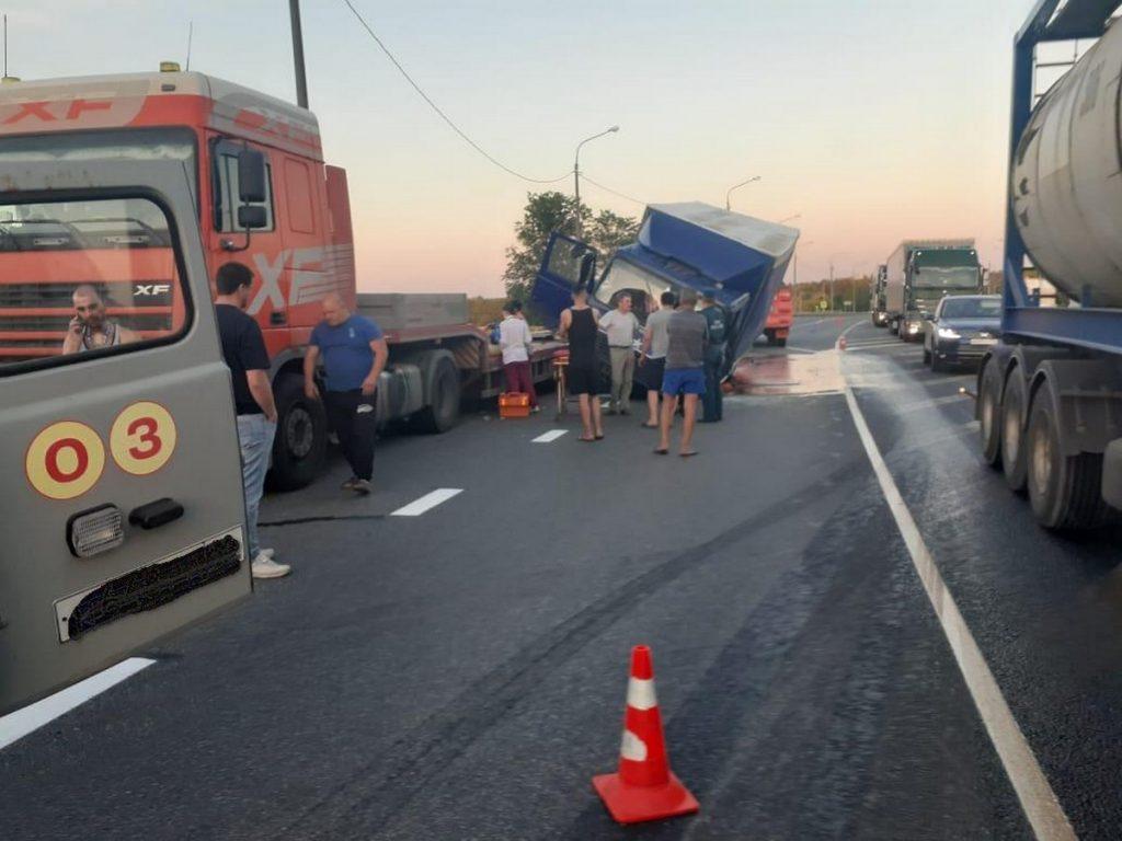 В Путятинском районе в ДТП с грузовиками пострадал человек