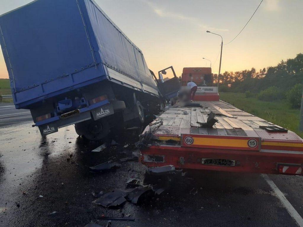 В Путятинском районе в ДТП с грузовиками пострадал человек