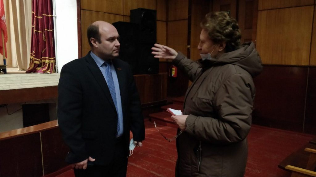 Первый секретарь Рязанского обкома КПРФ Денис Сидоров встретился с жителями Сасова