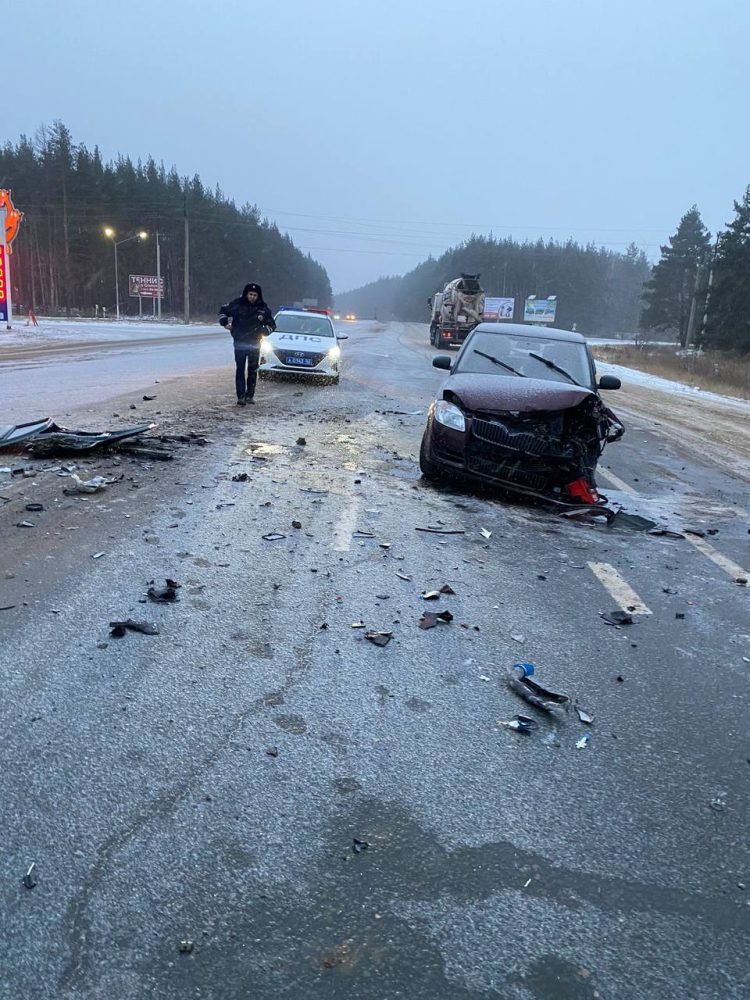 В ДТП на Солотчинском шоссе пострадали 4 человека, в том числе 5-летний ребенок