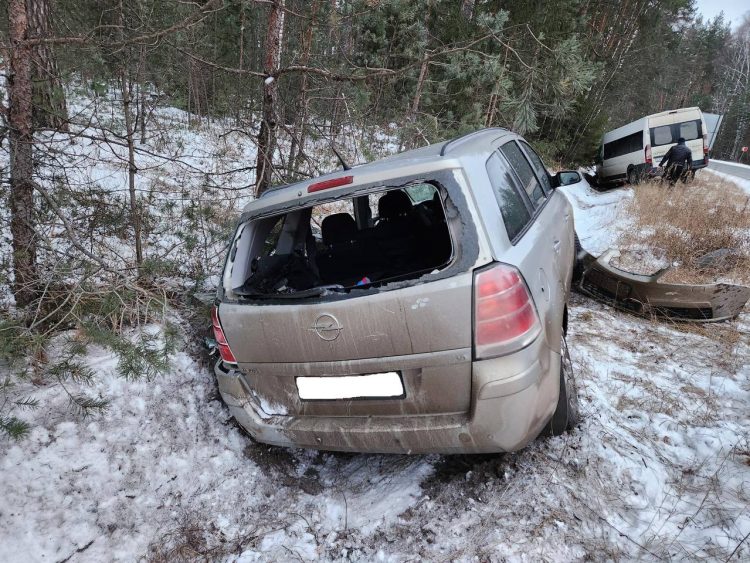 При столкновении двух легковушки в Клепиковском районе никто не пострадал