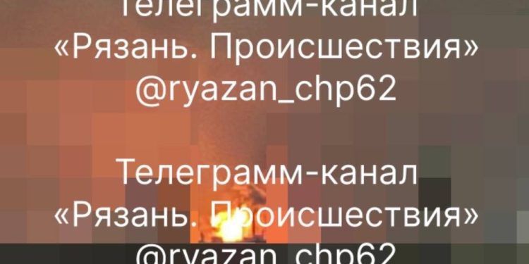 Очевидцы: со стороны рязанского нефтезавода видно возгорание